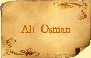 Ime Ali Osman